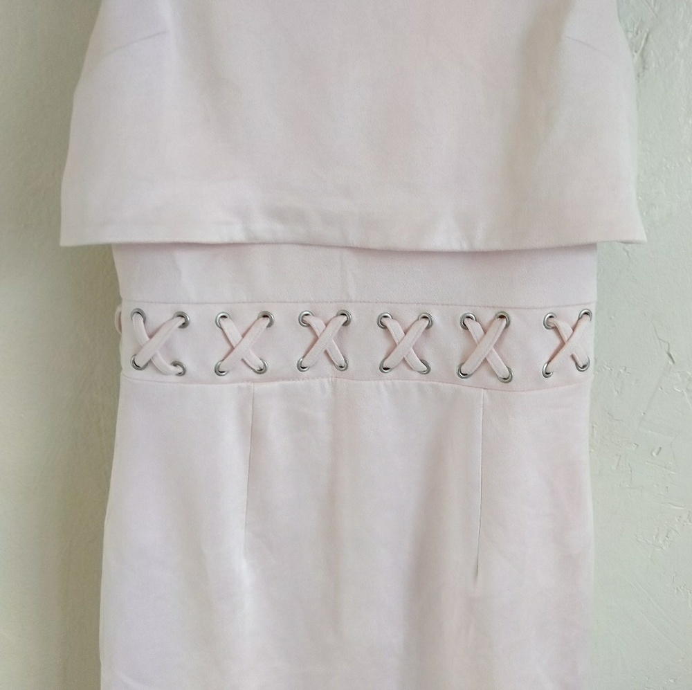 Lovers + Friends Blush Pink Suede Pristine Dress S - Picture 6 of 8